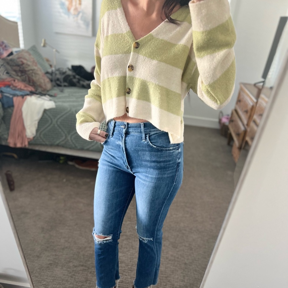 cropped billabong, summer livin sweater